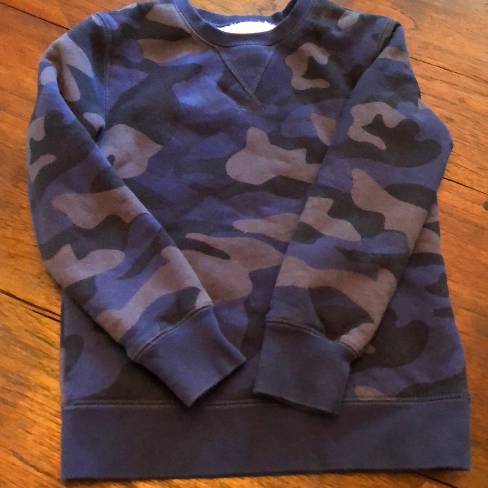 Fleece Lined Mini Boden Camo Sweatshirt